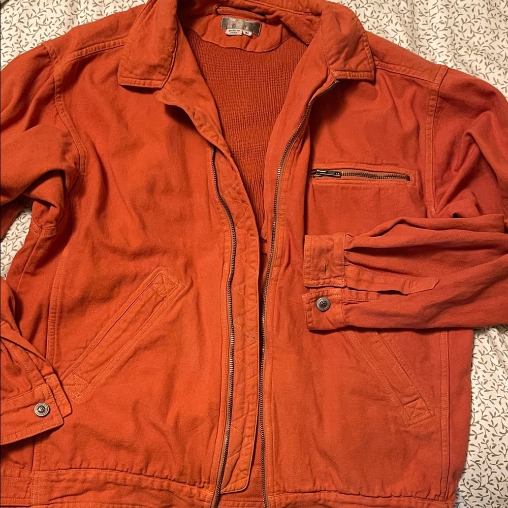 The Territory Ahead Men's Bold Orange Lightweight Jacket